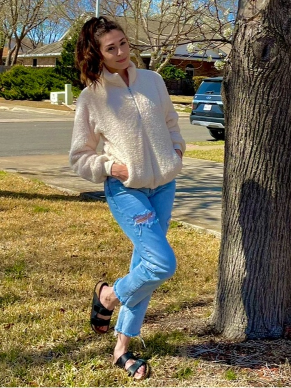 Fleecy pullover